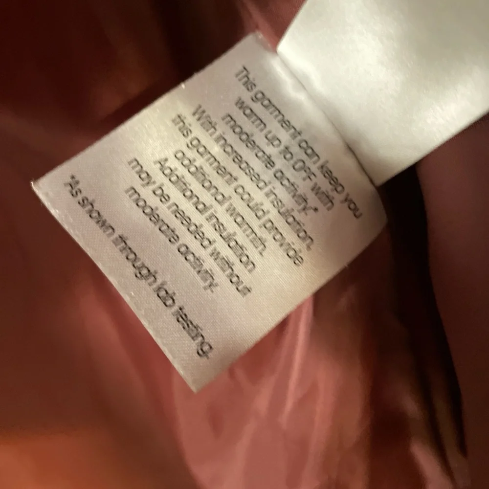 Andrew Marc Women's Puffer Coat with Faux Fur Hood - Rust - Picture 7 of 7